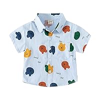 Neck Pack Baby Boys Short Sleeve Striped Plaid Print Bow Tie Casual Tops T Shirt Shirts Button Down Tropical Tops Boys Shirts