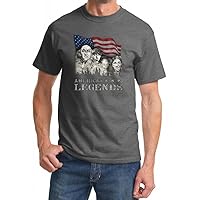 Mens Three Stooges Rushmorons American Legends Shirt