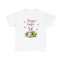 Happy Easter Bunny T-Shirt for Kids, Toddler and Baby Boys Girls Unisex Short Sleeve