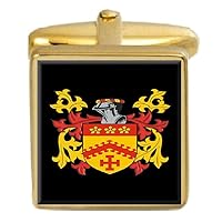 Ogilvy Scotland Family Crest Surname Coat Of Arms Gold Cufflinks Engraved Box