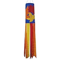 In the Breeze 5132 Fall Leaves Windsock-Outdoor Autumn Decoration,6