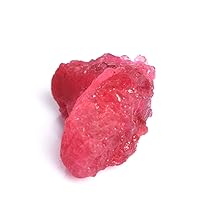 Natural Rough Red Ruby Crystal 20.50 Ct Certified Reiki Crystal Healing Gemstone