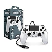 Armor3 Wired Game Controller for PS4/ PC/Mac (White) - PlayStation 4
