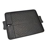 BESTOYARD 1pc Square Pan Bbq Dish Smokeless Roasting Pan Camping Cooking Stove Barbecue Cookware Pan Square Griddle Korean Stovetop Grill Baking Pan Barbecue Plate Indoor