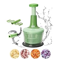 1200ml Salad Spinner With Bowl and Colander Quick Easy Lettuce Chopper Vegetable Fruit Washer Dryer Basket Multifunctional Veggie Chopper Mixer Pasta And Fries Spinner