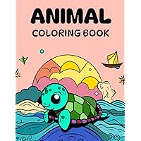 Libro con animali da colorare: Book with animals to color (Italian Edition)