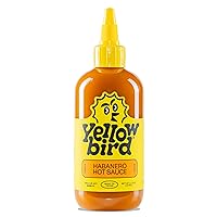 Hot Sauce by Yellowbird - with Habanero Peppers, Garlic, Carrots, and Tangerine - Plant-Based, Gluten Free, Non-GMO - Homegrown in Austin - 9.8 oz