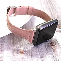 Genuine Leather Slim Apple Watch Band