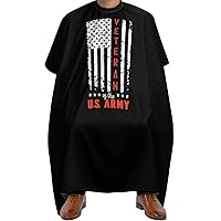 Veteran of The Us Army Barber Cape for Adults Professional Salon Hair Cutting Cape Hairdresser Apron