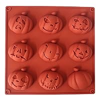 9 Cavities Pumpkin Muffin Quick Release Cupcake Tray Cookie Maker Cake Candy Dessert Mold For Baking Lover Silicone Mousse Molds For Baking