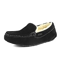 DREAM PAIRS Women's Fuzzy House Slippers Cozy Faux Fur Micro Suede Moccasins Slip on Loafer Shoes for Indoor and Outdoor