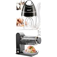 HOT DEAL Electric Egg Beater Bundle with Shaved Ice Maker