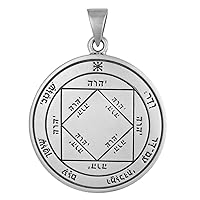 Sterling Silver Third Pentacle of the Sun Talisman for Victory