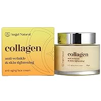 Collagen Face Cream, Anti Wrinkles and Skin Tightening, Anti-Aging with Collagen Boost, Firming Moisturizer, Vitamin E, Vitamin B5, Korean Skincare, 50gr / 1.7 Fl Oz