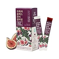 Fig Collagen Jelly Sticks for Women, The Combination of Figs and Low Molecular Collagen, Red