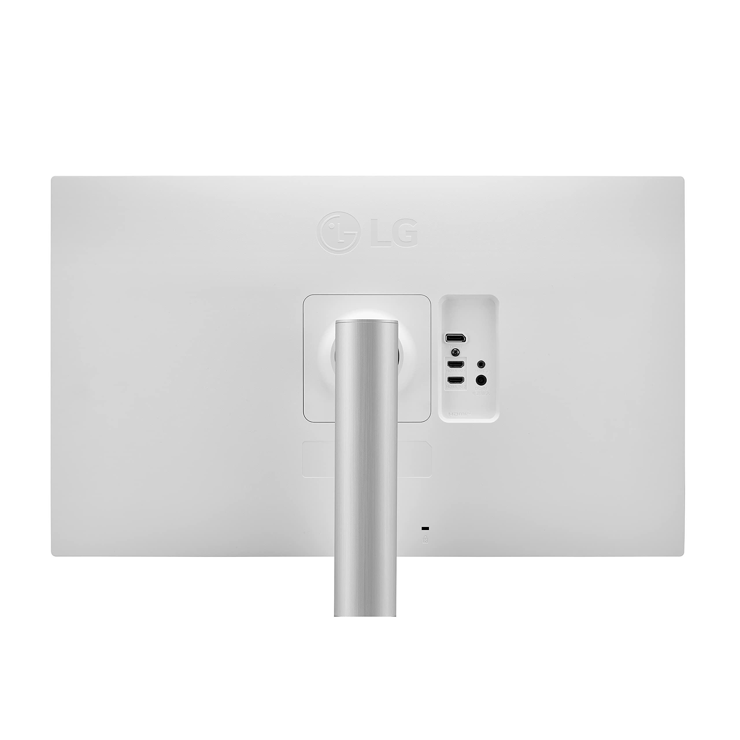 LG 27UP650-W.AUS Monitor 27” UHD (3840 x 2160) IPS Display, VESA DisplayHDR 400, DCI-P3 95% Color Gamut, 3-Side Virtually Borderless Display, Height/Pivot/Tilt Adjustable Stand – Silver