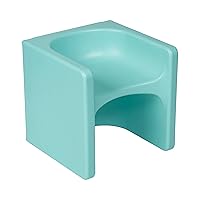 ECR4Kids Tri-Me 3-In-1 Cube Chair, Kids Furniture, Aqua