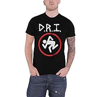 D.R.I. Dirty Rotten Imbeciles T Shirt Skanker Band Logo Official Mens Black Size L
