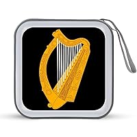 Ireland Leinster Irish Cute CD Case Portable DVD Disc Wallet Holder Storage Bag Organizer for Car Home Travel