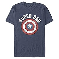 Marvel Big & Tall Classic Super Dad Men's Tops Short Sleeve Tee Shirt
