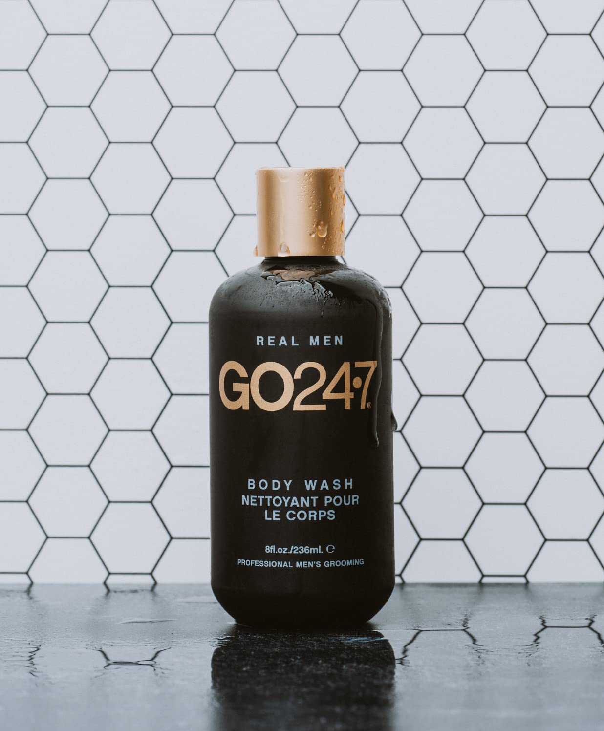 GO247 Body Wash - Cleanse & Soften, 8 Fl Oz