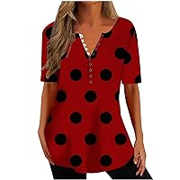 Cute Daisy Graphic Tees for Women Casual Summer Tops for Women Trendy Sunflower Print Tunic Blouses V Neck Basic Tshirts