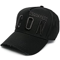 DSQUARED2 Icon Baseball Cap Logo Cap Baseball Cap Hat Black, black