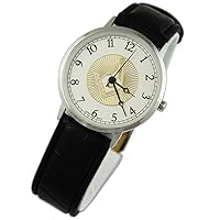 Masonic Freemason Square & Compasses Leather Band Wrist Watch