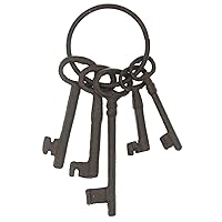LURLIN Mixed Set of 30 Large Skeleton Keys with Antique Style Bronze Brass  Skeleton Castle Dungeon Pirate Keys for Birthday Party Favors, Mini