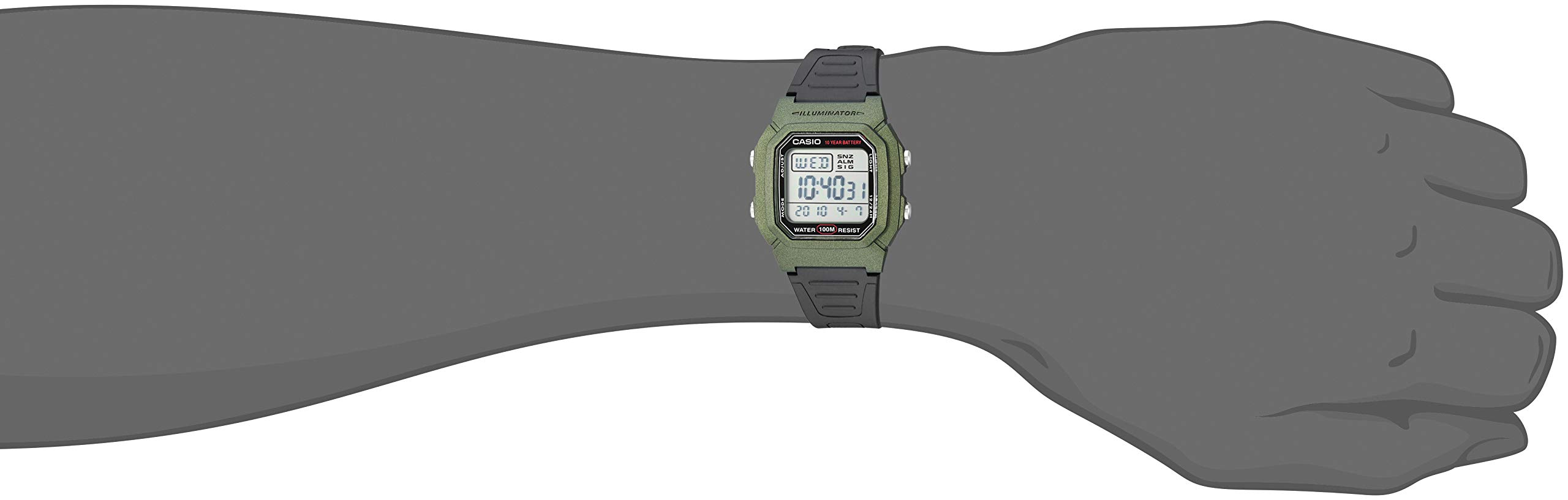 Casio Men's W800HG-9AV Classic Digital Sport Watch