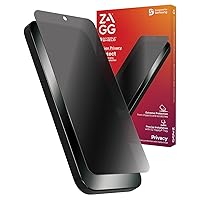 ZAGG InvisibleShield Fusion Privacy Anti-Glare Samsung Galaxy S24 Screen Protector - Hybrid Polymer, 2-Way Privacy Filter, Matte Finish, Scratch Resistant, Eco-Friendly
