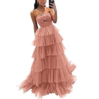 Prom Dress Long Fomral Party Dresses Tulle Maxi Gown for Women MQ009