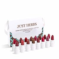 Just Herbs Herb Enriched Ayurvedic Lipstick Shade Sampler Kit