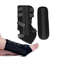 Sonew Ankle Brace, Stirrup Ankle Splint, Stabilizer for Sprains, Tendonitis, Post-op Cast Support and Injury Protection for Women and Men(L)