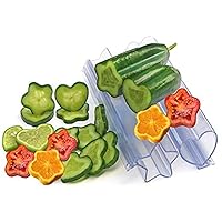 2PCS Garden Vegetable Growth Forming Mould, Pentagram-shaped Mold, Heart-shaped Cucumber Fruit Shaping Molds Tool