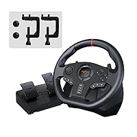 PXN V900 Gaming Racing Wheel - Game Steering Wheel Driving Wheel, Used - Like New Volante PC 270/900 degree Race Steering Wheel with Pedals for PS3 PS4