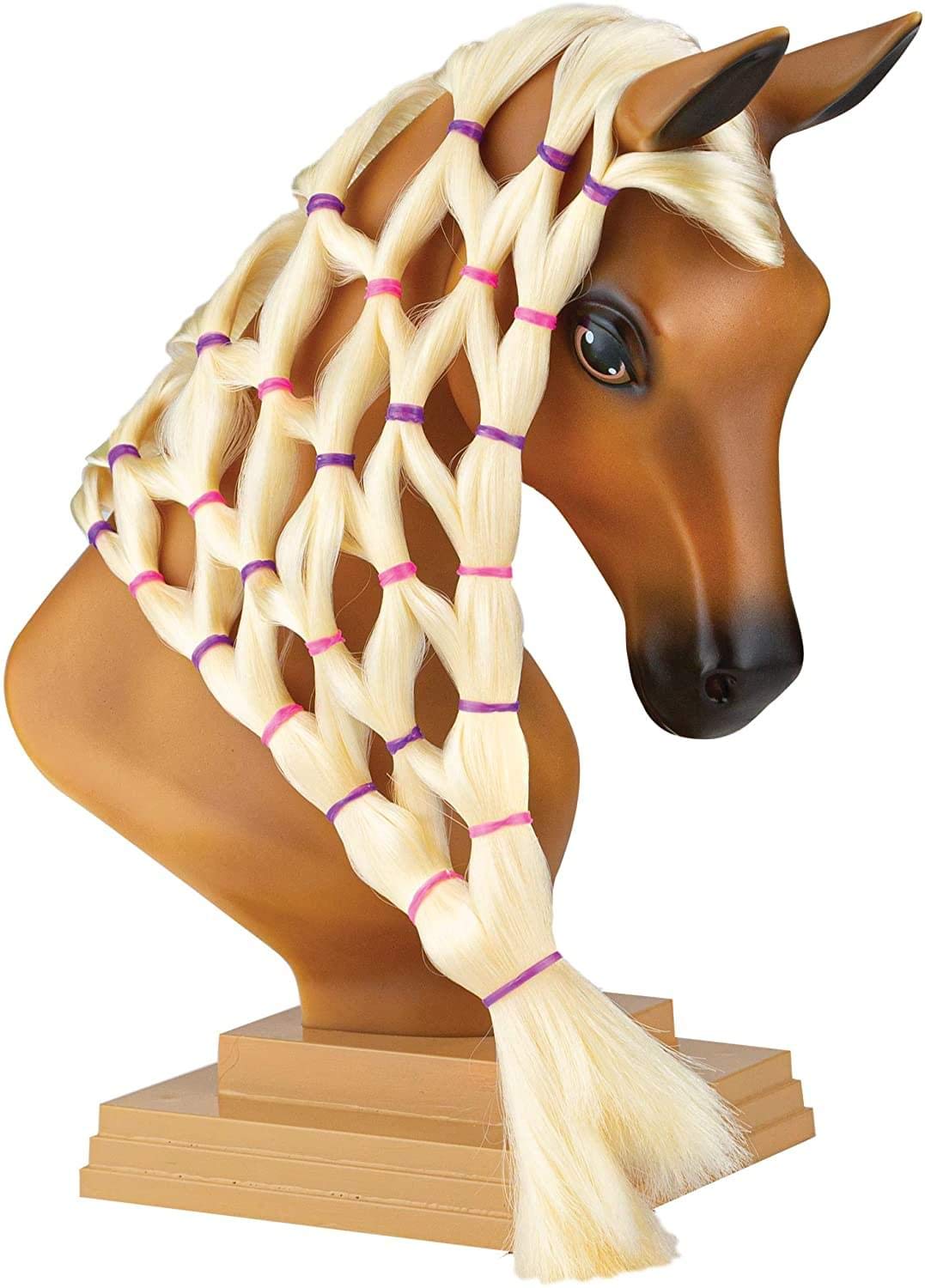 Breyer Horses Mane Beauty Horse Styling Head | SUNSET | Blonde Extra-Long Silky No Tangle Mane | 10