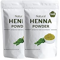 Natural Henna Powder,Lawsonia Inermis, Natural Hair Dye, Mehndi Mendee Alcanna Henne 16 oz/453 gm/1 pound