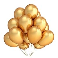 12 Inch Balloon   Birthday, Wedding, Party Decorations, Gold, 30 Pcs