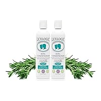 LiceLogic Repel Lice Prevention Conditioner, 8oz, Rosemary Mint, 2-Pack - Effective Against Super Lice, Kills Eggs & Nits, Prevents & Repels Lice, Safe, Not Toxic, Naturally Derived Licezyme
