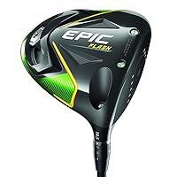 Golf 2019 Epic Flash Driver, Right Hand, Project X Even Flow Green, 50G, Stiff Flex, 9.0 Degrees , Black