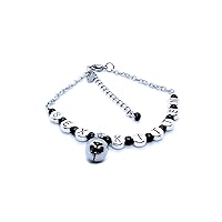 Sex Kitten Anklet Bracelet Bead/Chain with Jingling Bell Charm Jewelry