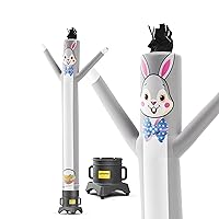LookOurWay Air Dancers Inflatable Tube Man Set - 10ft Tall Wacky Waving Inflatable Dancing Tube Guy with 12-Inch Diameter Blower for Business Promotion
