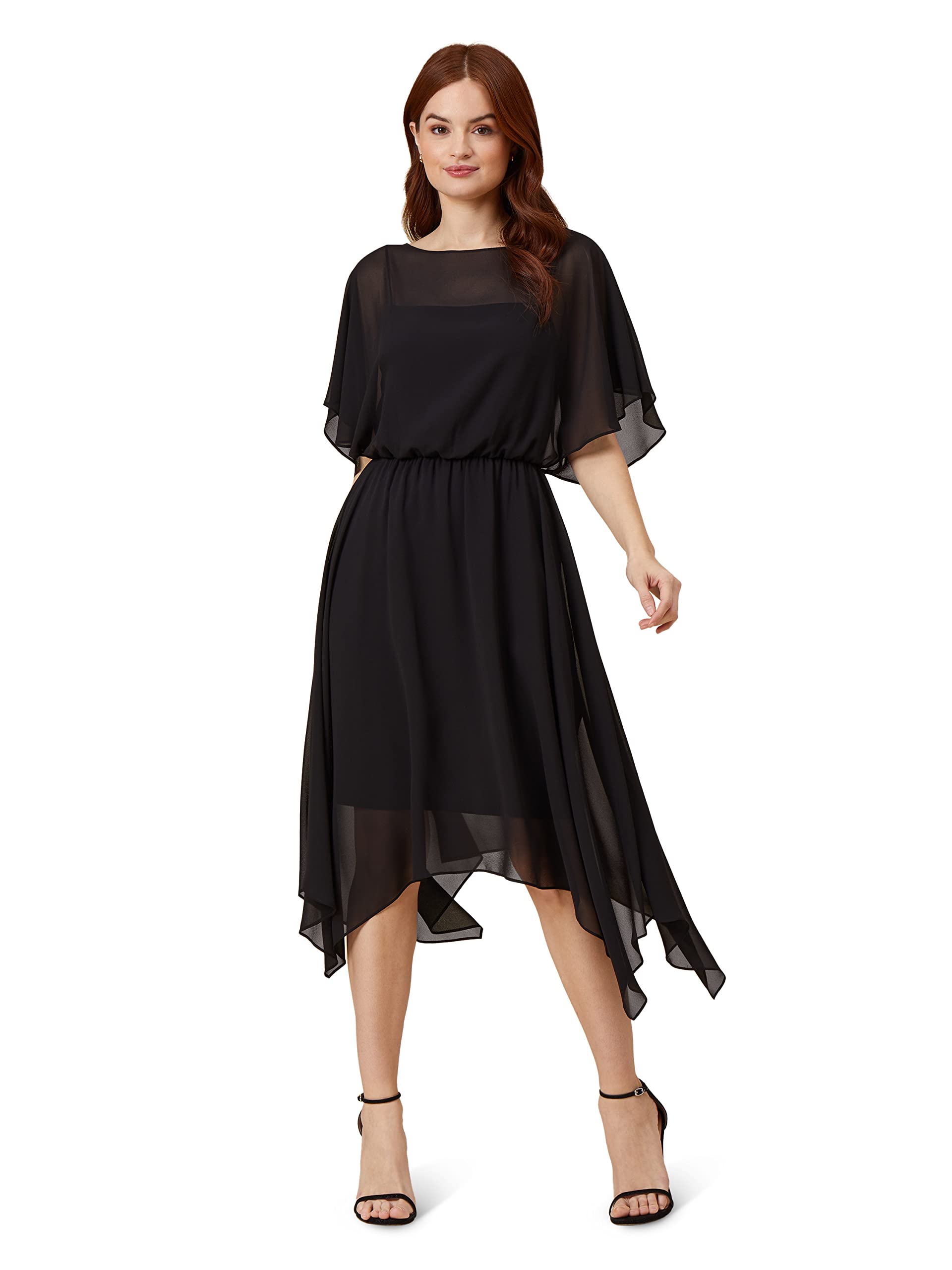 Adrianna Papell Women's Chiffon & Jersey Blouson Dress