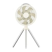Fan LightCamping Fan with Remote Control & Light Tent Fans 10000mAh 3 Legs 5-Gear Winds for Outdoor Fishing BBQ with Mobile Power