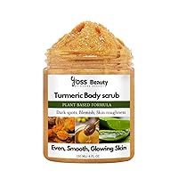 Turmeric Face And Body Scrub, Dark Spots, Blemish Scrub, Smooth, Soft Skin, Nourishing And Exfoliating Scrub