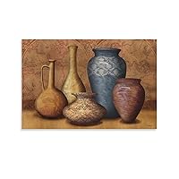 Posters Kitchen Poster Art Pottery Kitchen Dining Room Decorative Wall Art 2 for Living Room Bedroom Aesthetic Wall Decor Canvas Wall Art Gift 24x36inch(60x90cm)
