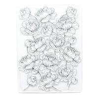 Bouquet Silicone Clear Seal Stamp DIY Scrapbooking Embossing Photo Album Decorative Paper Card Craft Art Handmade Gift Clear Stamps for Scrapbooking and Card Making