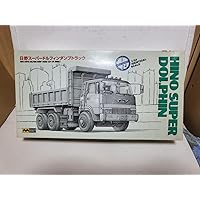 Mitsuwa Model 1-24 Hino Super Dolphin Dump Truck, Unassembled