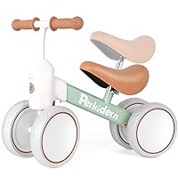 Baby Balance Bike for 1-3 Year Old Boys Girls, 12-36 Month Toddler Balance Bike, 4 Wheels Baby Bike Toddler First Birthday Gifts